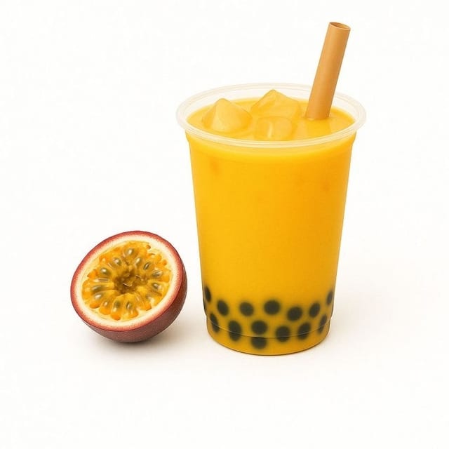 Passionfruit Milk Tea.