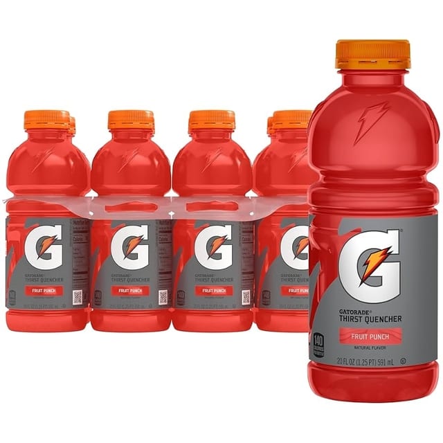 Gatorade Fruit Punch.