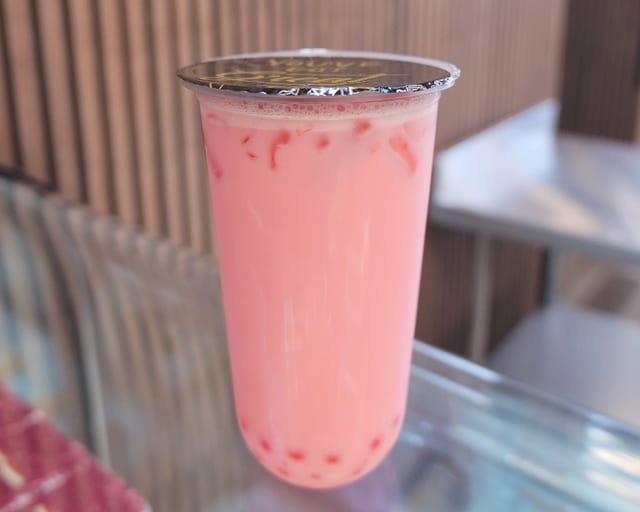 Strawberry Milk Tea.