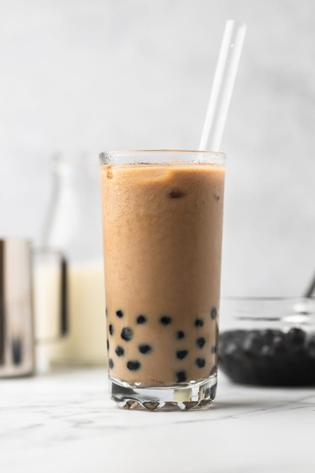 Iced Mocha Milk Tea.