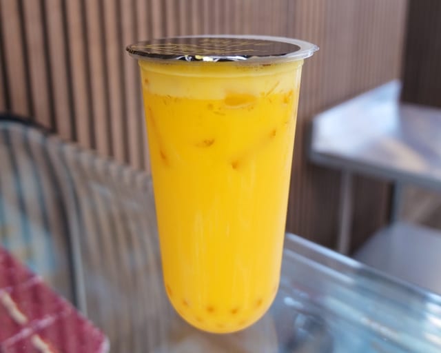 Mango Milk Tea.