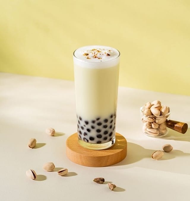 Pistachio Milk Tea.