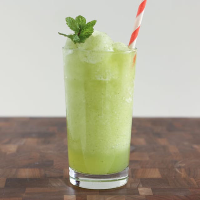 Mint Lemonade Slushie.